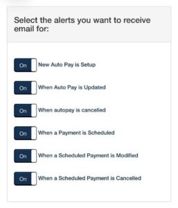 visa access alerts