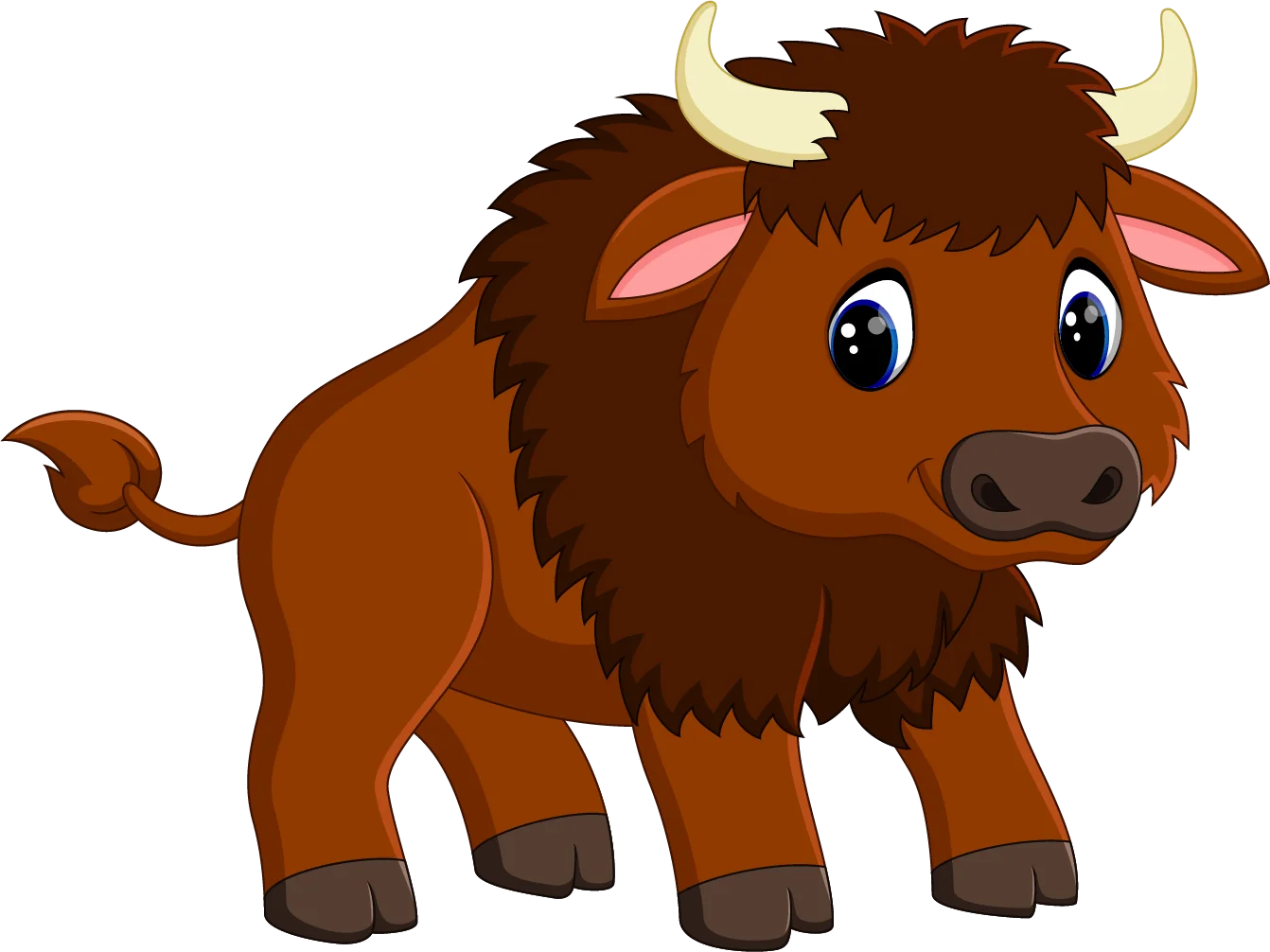 Little_buffalo illustration of a buffalo