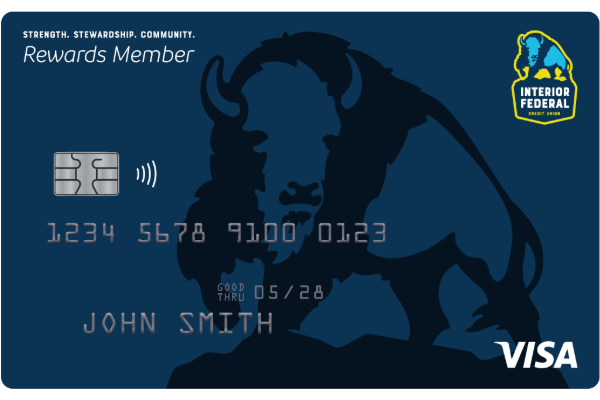 rewards credit card sample