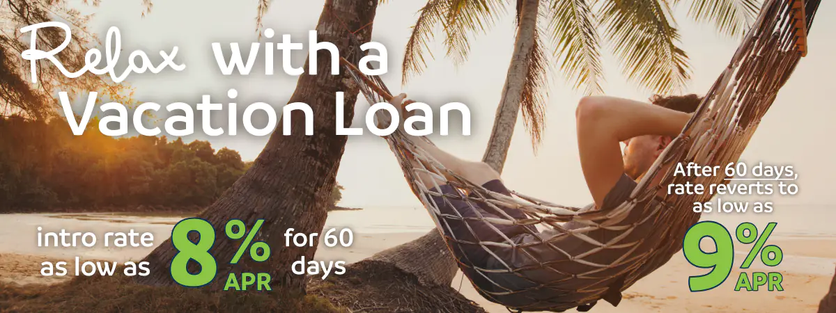 tourist relaxing in hammock on tropical beach with coconut palm trees